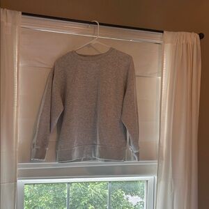 Fabletics Heather Gray Crewneck Top
